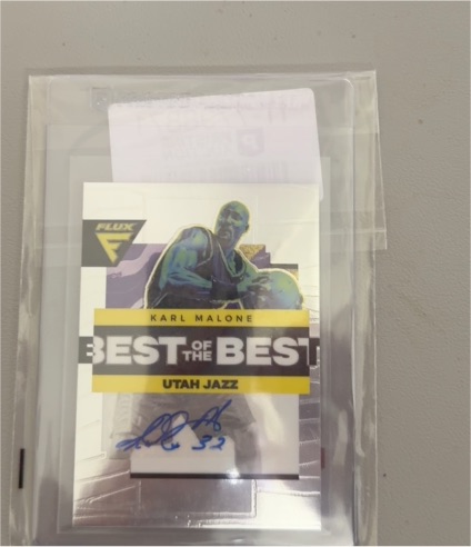 2022 Panini Flux Best Of The Best Karl Malone — front