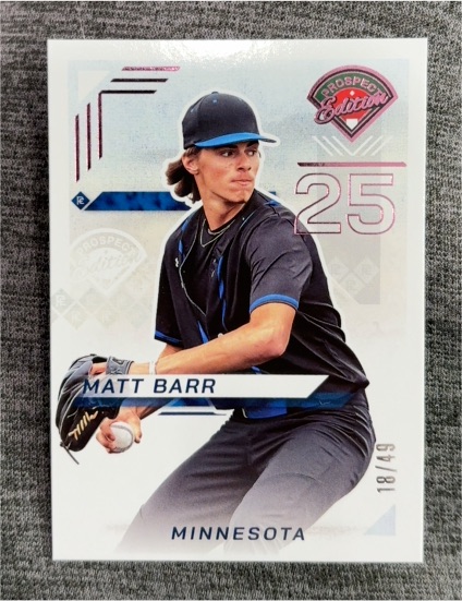 2025 Panini Prospect Edition #120 Matt Barr — front