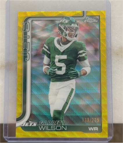 2025 Topps Chrome #235 Garrett Wilson — front