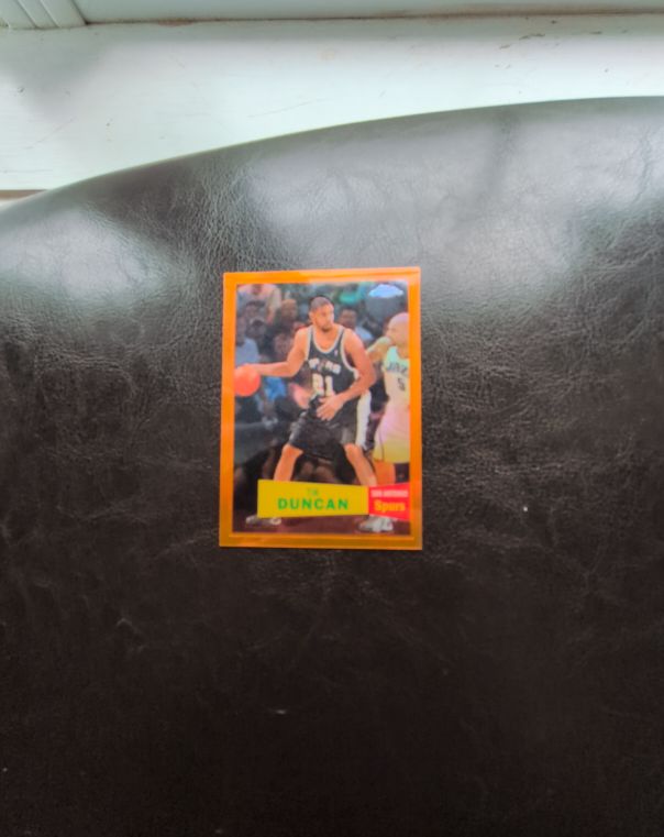 2007-08 Topps #21 Tim Duncan — front