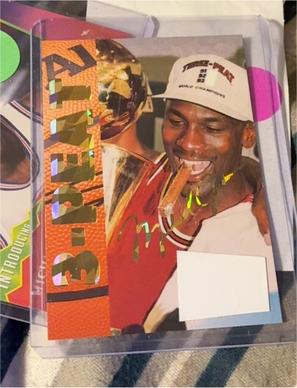 1993 Fleer Michael Jordan B-Ball — front