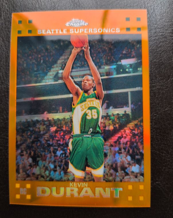 2007-08 Topps Chrome #2 Kevin Durant — front