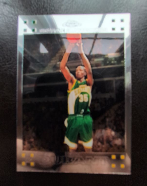 2007-08 Topps Chrome #131 Kevin Durant Rookie Card — front