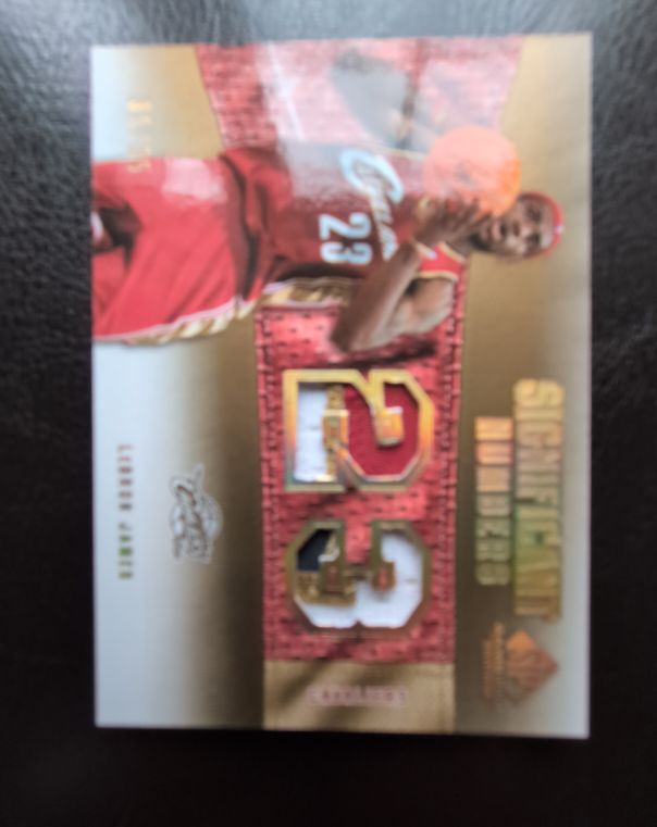 2007 Upper Deck SP Game Used LeBron James Significant Numbers #23 — front