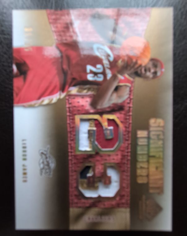 2007-08 Upper Deck Significant Numbers #SN-LJ LeBron James — front