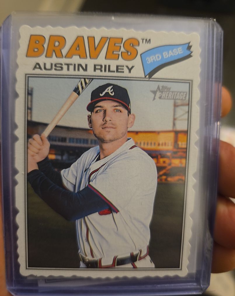 2026 Topps Heritage #271 Austin Riley — front