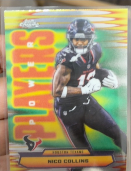 2025 Topps Chrome Power Players Refractor #PP-30 Nico Collins — front