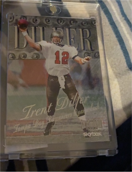 1999 SkyBox Metal Universe #160 Trent Dilfer — front