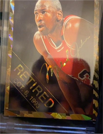 1993 Arena Sports Michael Jordan Retired Oct. 6, 1993 — front