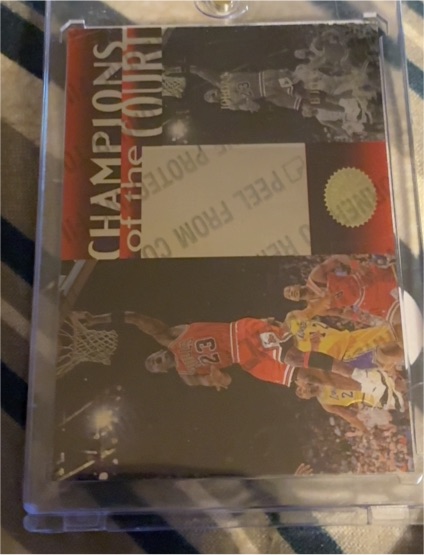 1995-96 Upper Deck SP Championship #C13 Magic Johnson Champions of the Court — front