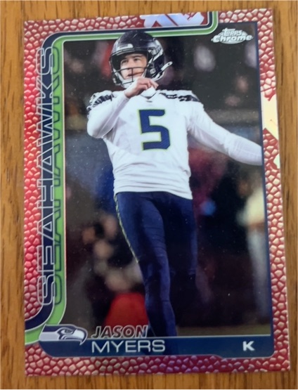 2025 Topps Chrome #280 Jason Myers — front