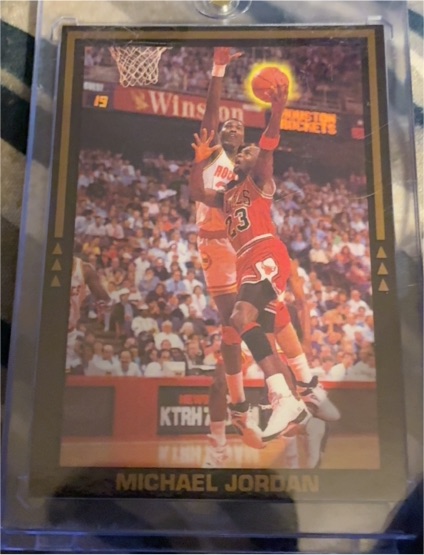 1990 Jordan vs Olajuwon #NNO Michael Jordan — front