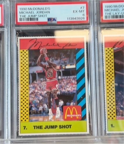 1990 McDonald's #7 Michael Jordan The Jump Shot — front