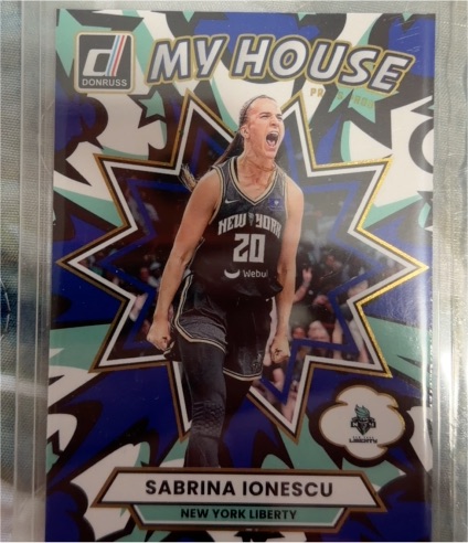 2025 Panini Donruss WNBA #1 Sabrina Ionescu My House — front