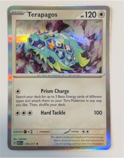 2024 Pokemon #178 Terapagos — front