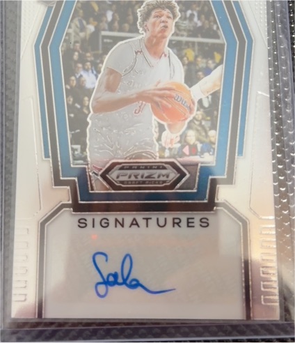 2024-25 Panini Prizm Rookie Signatures #RSI-TSH Tidjane Salaun — front