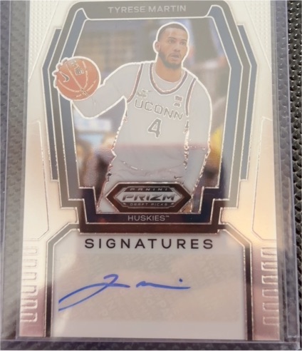 2024 Panini Prizm Draft Picks Signatures #S-TMT Tyrese Martin — front