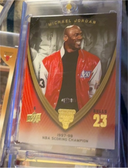 1997-98 Upper Deck Michael Jordan #23 Chicago Bulls NBA Scoring Champion — front
