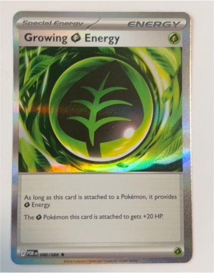 2023 Pokémon Perfect Order #086 Growing Energy — front