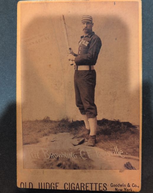 1887 Old Judge N173 Louisville Baseball Card — front