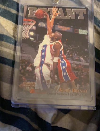 1996 Score Board Basketball Rookies #15 Kobe Bryant Lower Merion HS — front
