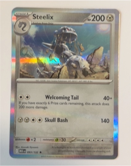 2013 Pokémon MEG #093 Steelix — front