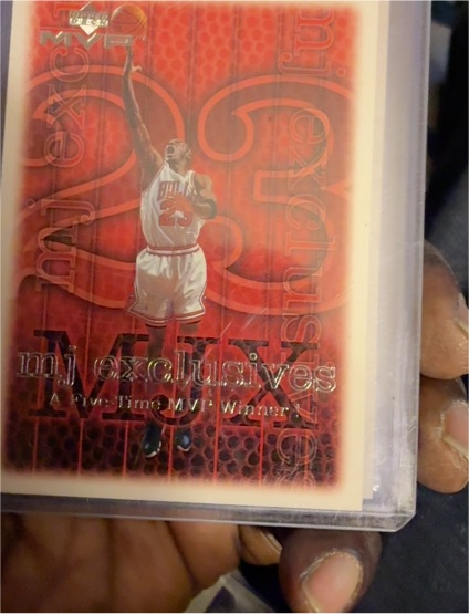 1999-00 Upper Deck MVP #187 Michael Jordan MJ Exclusives — front