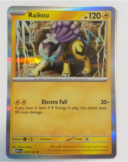 2022 Pokémon ME01: Mega Evolution #048 Raikou — front