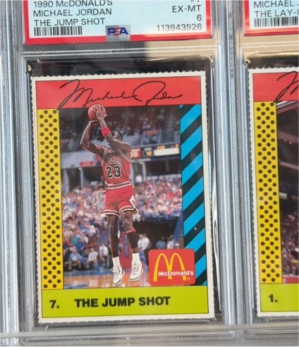 1990 McDonald's #7 Michael Jordan The Jump Shot — front
