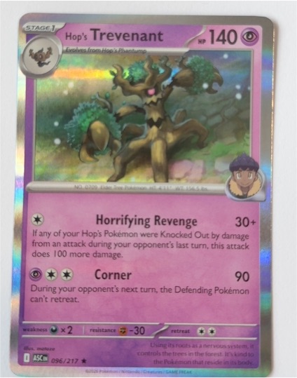 2022 Pokémon ME: Ascended Heroes #096 Hop's Trevenant — front