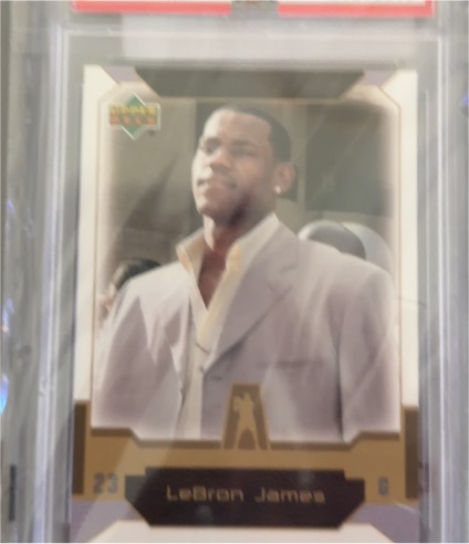 2004 Upper Deck Naxcom #23 LeBron James — front