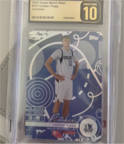 2025 Topps Match Attax #121 Cooper Flagg — front