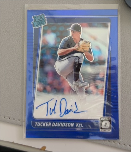 2021 Panini Donruss Optic #RRS-TD Tucker Davidson — front