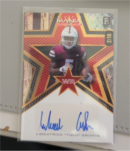 2024 Wild Card Auto Mania American #2/10 Lideatrick "Tulu" Griffin — front