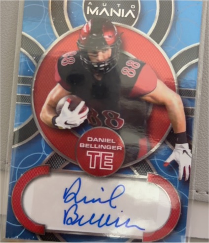 2022 Wild Card Auto Mania #AM-C10 Daniel Bellinger — front