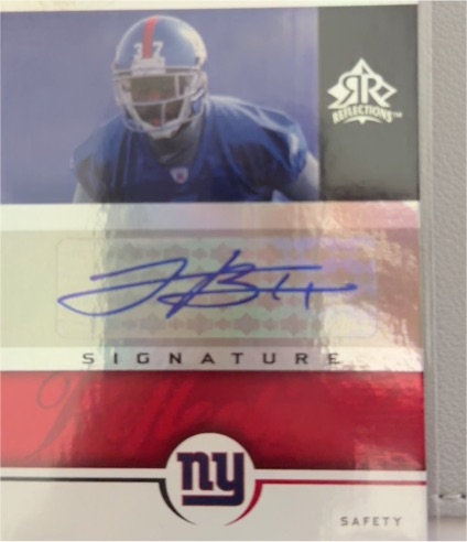 2005 Upper Deck Reflections #SR-JA James Butler Signature Reflections Red — front