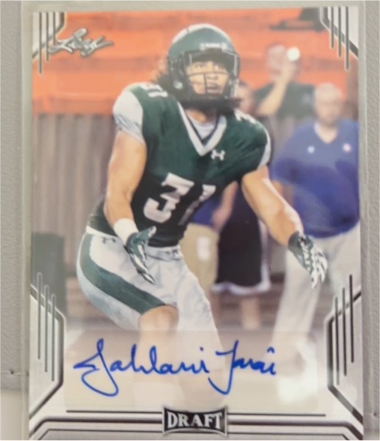 2019 Leaf Draft #BA-JT4 Jahlani Tavai — front