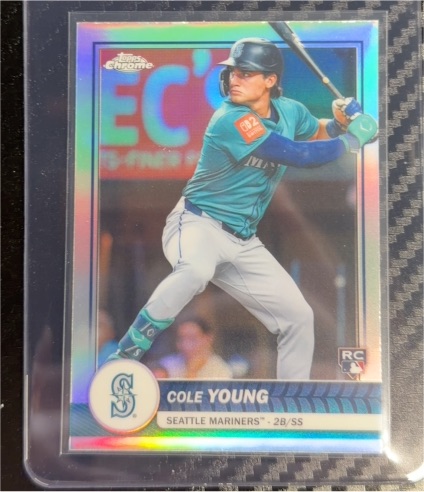 2026 Topps Chrome Flagship #35 Cole Young — front