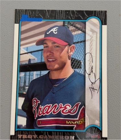 1999 Bowman #213 Troy Cameron — front