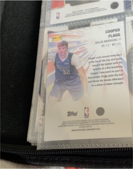 2025-26 Topps Power Players #PP-16 Cooper Flagg — front