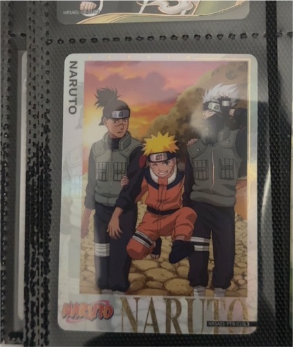2025 Kayou Naruto #NRSA01-PTR-010L3 Naruto with Iruka Umino & Kakashi Hatake — front