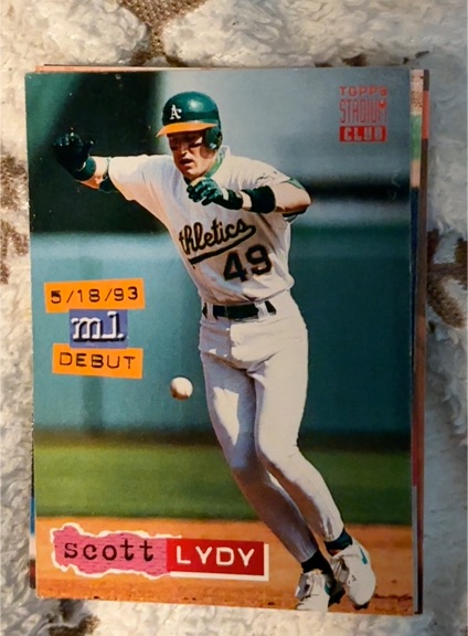 1994 Topps Stadium Club #391 Scott Lydy — front