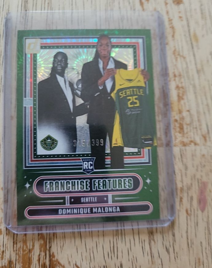 2025 Donruss WNBA #19 Dominique Malonga Franchise Features — front
