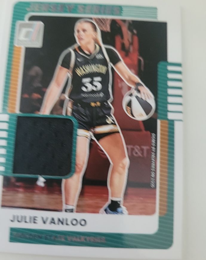 2025 Panini Donruss WNBA Jersey Series #52 Julie Vanloo — front