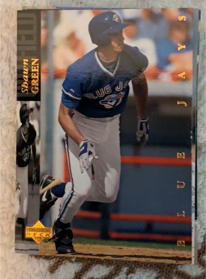 1994 Upper Deck #493 Shawn Green — front