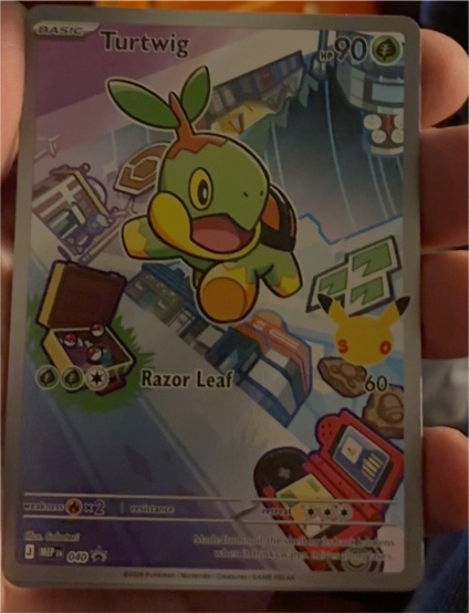 2024 Pokémon #040 Turtwig First Partner Illustration — front