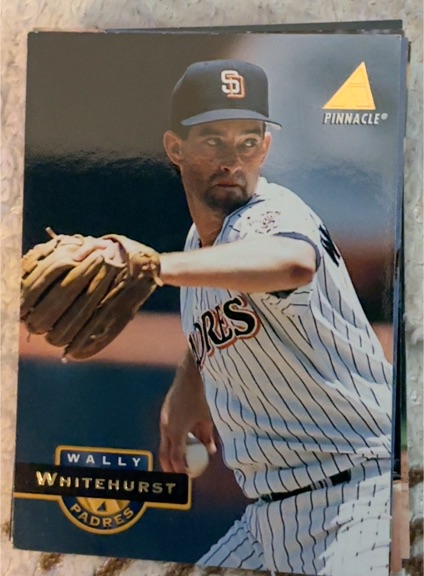 1994 Pinnacle #109 Wally Whitehurst — front