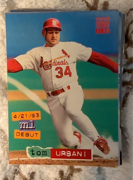 1994 Topps Stadium Club #392 Tom Urbani — front