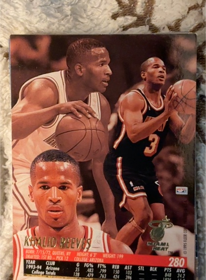 1994-95 Ultra #280 Khalid Reeves — front