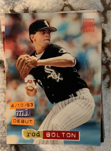 1994 Topps Stadium Club #466 Rod Bolton — front